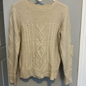 St John’s Bay Cable Knit Sweater - M